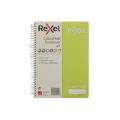 Rexel ColourHide A5 Notebook - Green 165041