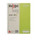 Rexel ColourHide A4 Notebook - Green 165061