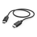 Hama Type-C Male to Male Cable 75cm Black 187276
