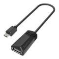 Hama Micro-USB Male to Type-A Female Socket OTG Adapter Black 200308