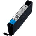 Canon CLI-471 Cyan Printer Ink Cartridge Original 0401C001 Single-pack