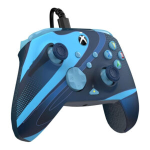 PDP REMATCH Glow Wired Gaming Controller for Xbox Series X – Blue Tide 049-023-BLTD