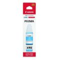 Canon GI-490C Cyan Printer Ink Cartridge Original 0664C001 Single-pack