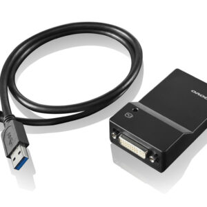 Lenovo USB 3.0 to DVI/VGA Monitor Adapter 0B47072