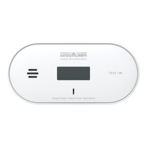 WisuAlarm Y-GC30A-R8 Fire Wireless Interconnected Carbon Monoxide Alarm