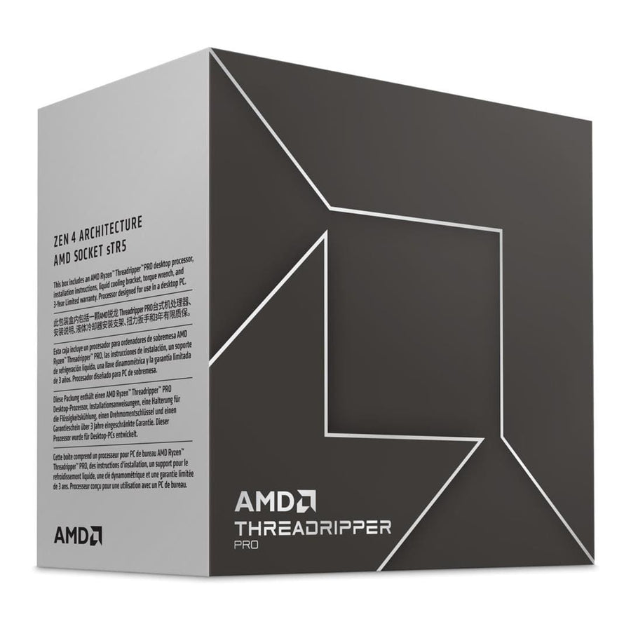 AMD Ryzen Threadripper PRO 7975WX CPU – 32-core Socket sTR5 5.30GHz Processor 100-100000453WOF
