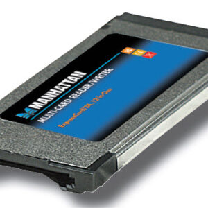 Manhattan Express-Card/34 Multi Card Reader and Writer 12-in-1 Grey 100809