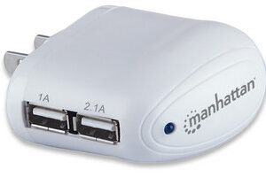 Manhattan Popcharge Home Euro White Indoor 101745