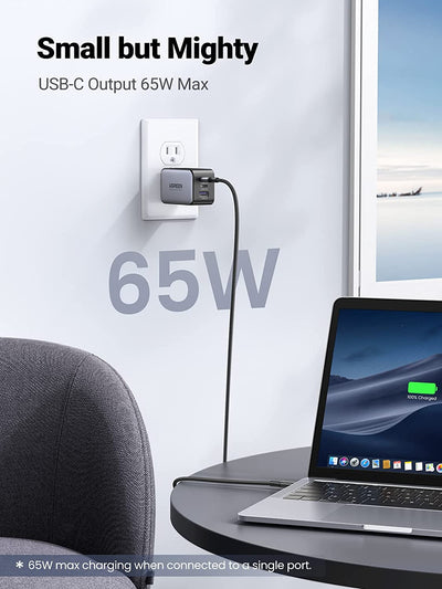 Ugreen 65W Universal Mobile Device Charger Grey 10335 - Image 2
