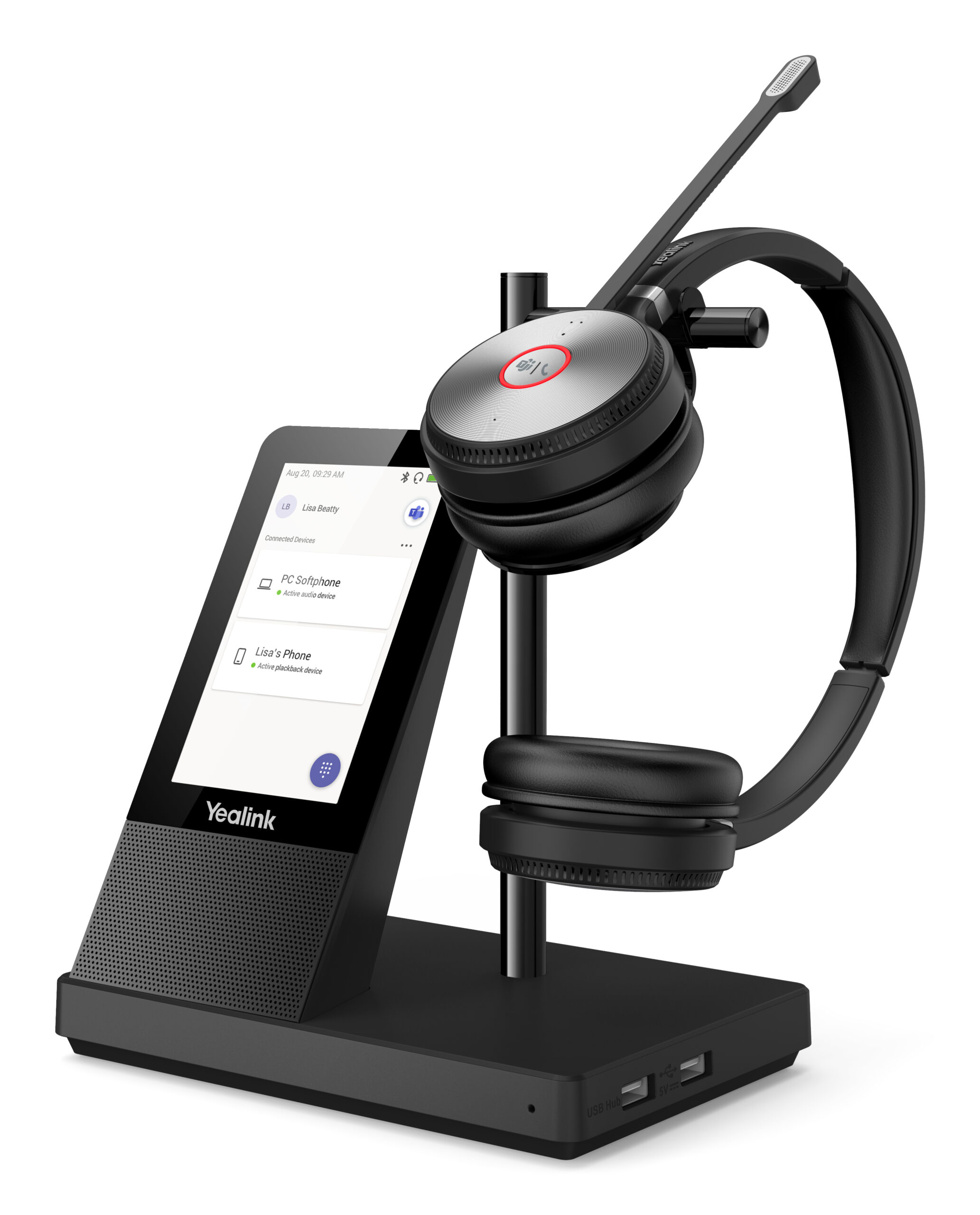 Yealink WH66-Dual DECT Teams Wireless On Ear Stereo Headset - Image 4