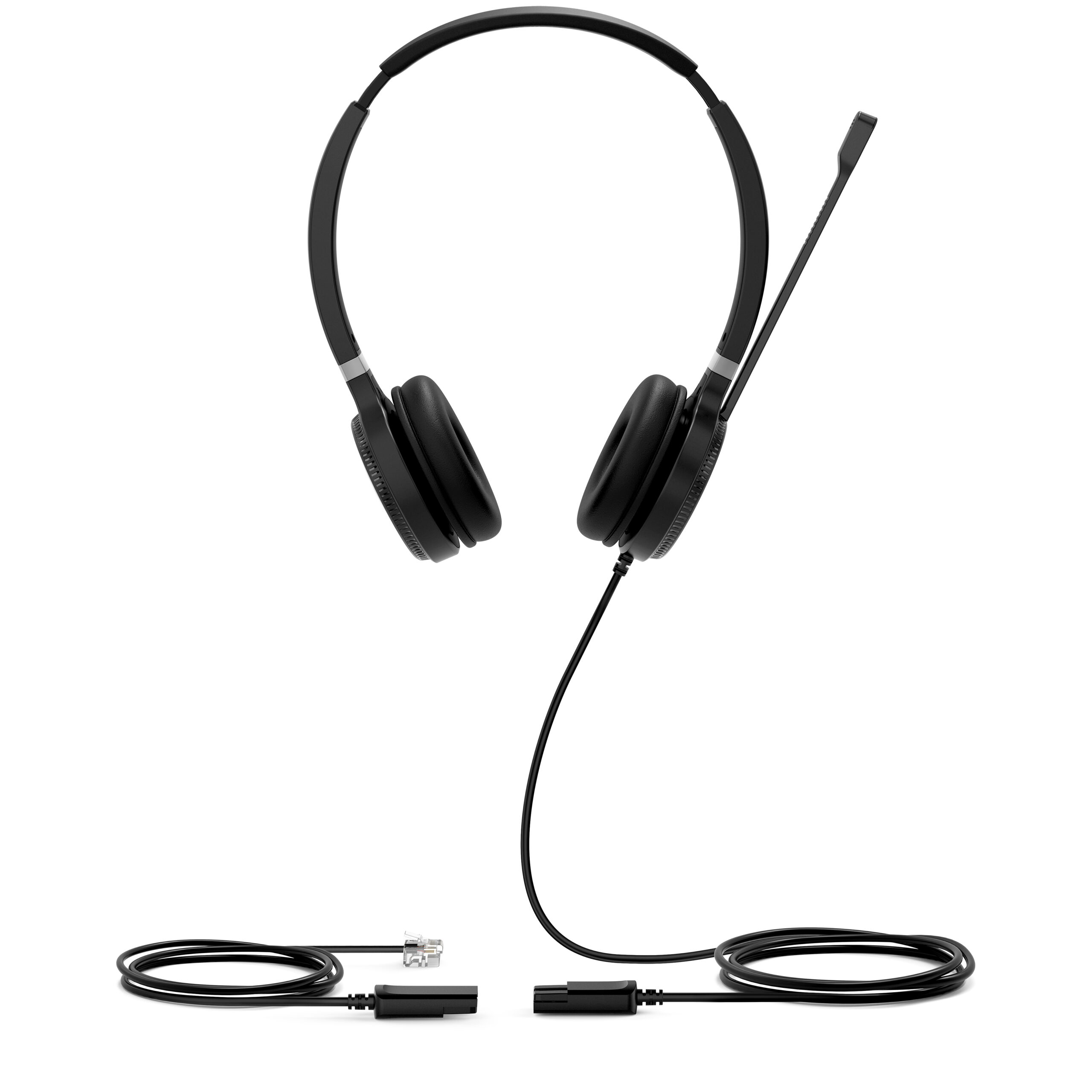 Yealink YHS36 Dual Wired Headset with QD to RJ9 Connection 1308021