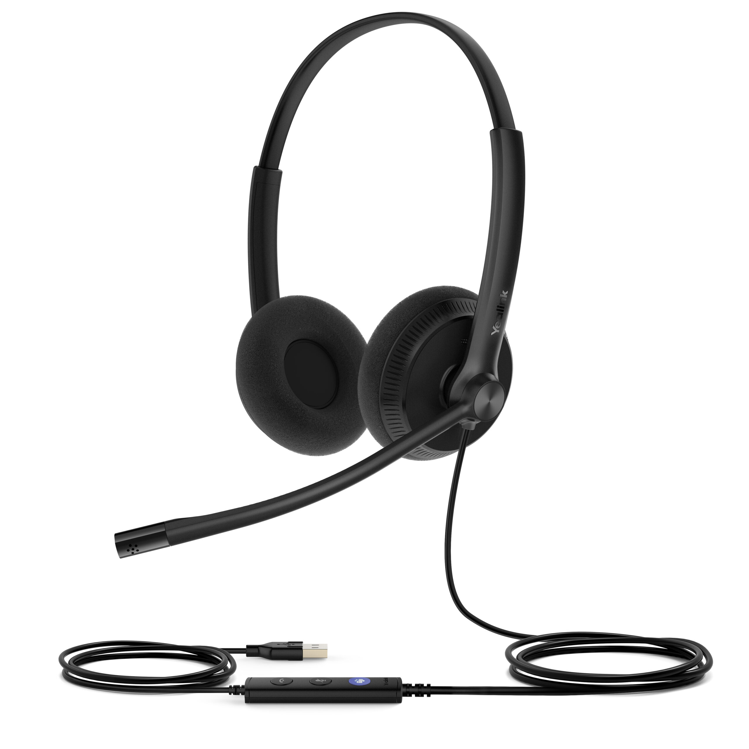 Yealink UH34 Lite Dual Wired USB Type-A Headset for Microsoft Teams 1308048 - Image 2