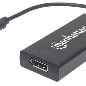 Manhattan USB-A to DisplayPort Adapter 4K Male to Female 5 Gbps USB 3.2 Gen1152327