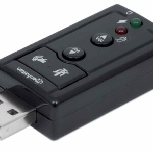 Manhattan Hi-Speed USB 3D 7.1 Sound Adapter 152341