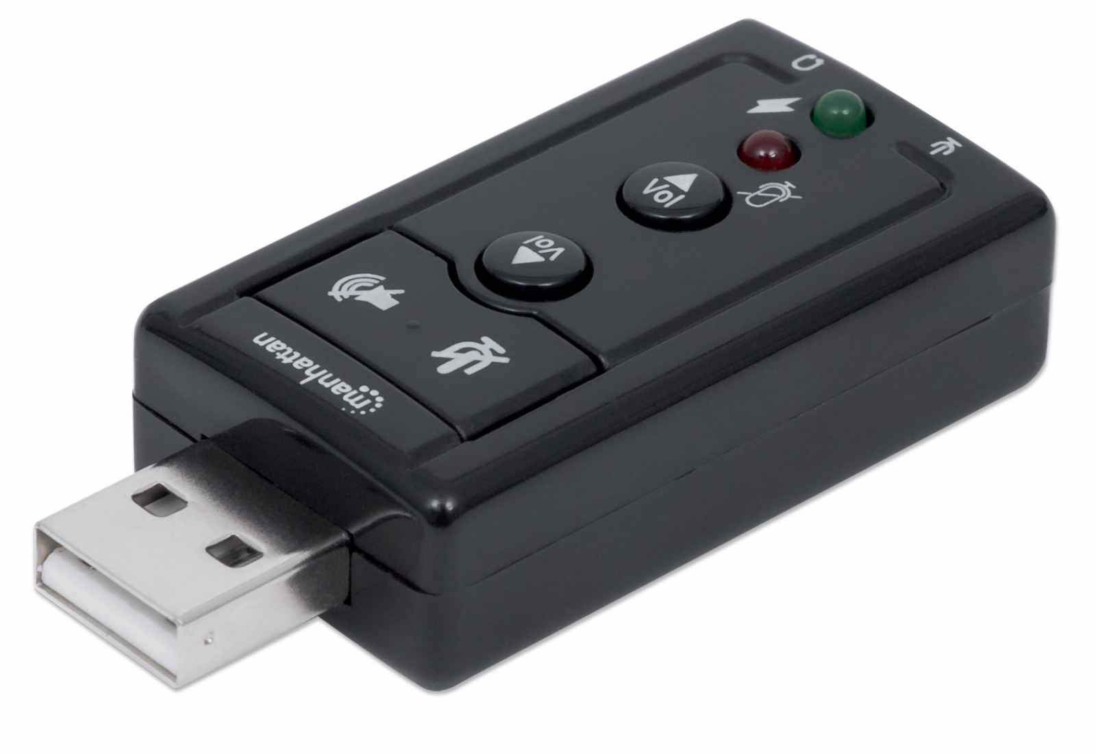 Manhattan Hi-Speed USB 3D 7.1 Sound Adapter 152341