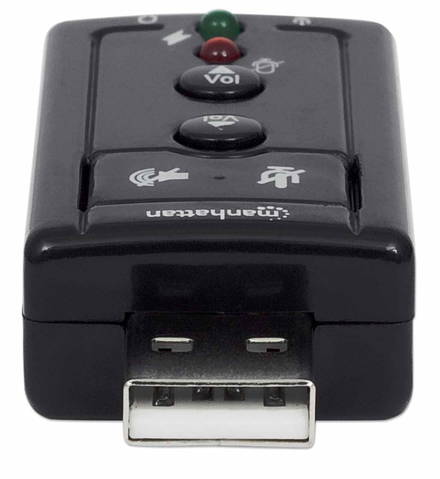 Manhattan Hi-Speed USB 3D 7.1 Sound Adapter 152341 - Image 4