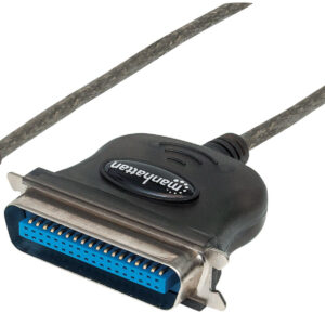 Manhattan Full Speed USB-C to Cen36 Parallel Printer Converter Black 152525