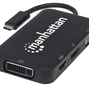 Manhattan USB-C 4-In-1 Audio/Video Converter 152600