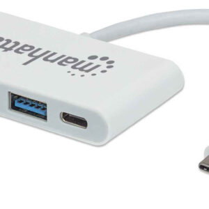 Manhattan USB 3.2 Gen 1 Type-C 3-port Hub with Power Delivery 163552