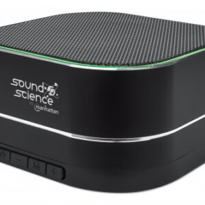Manhattan Sound Science Metallic LED Bluetooth Speaker 164993