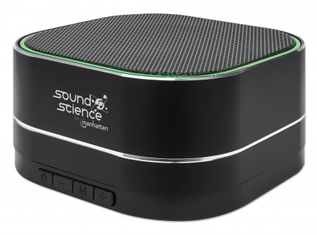 Manhattan Sound Science Metallic LED Bluetooth Speaker 164993