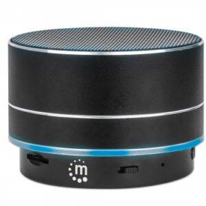 Manhattan LED Portable Speaker Black 165310