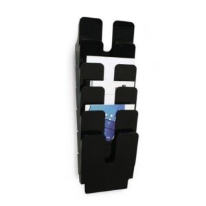 Durable FLEXIPLUS 6 A4 Portrait Literature Holder Black 1700008061