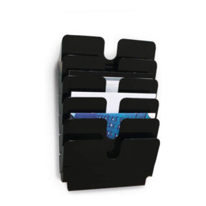 Durable FLEXIPLUS 6 A4 Landscape Literature Holder Black 1700014061