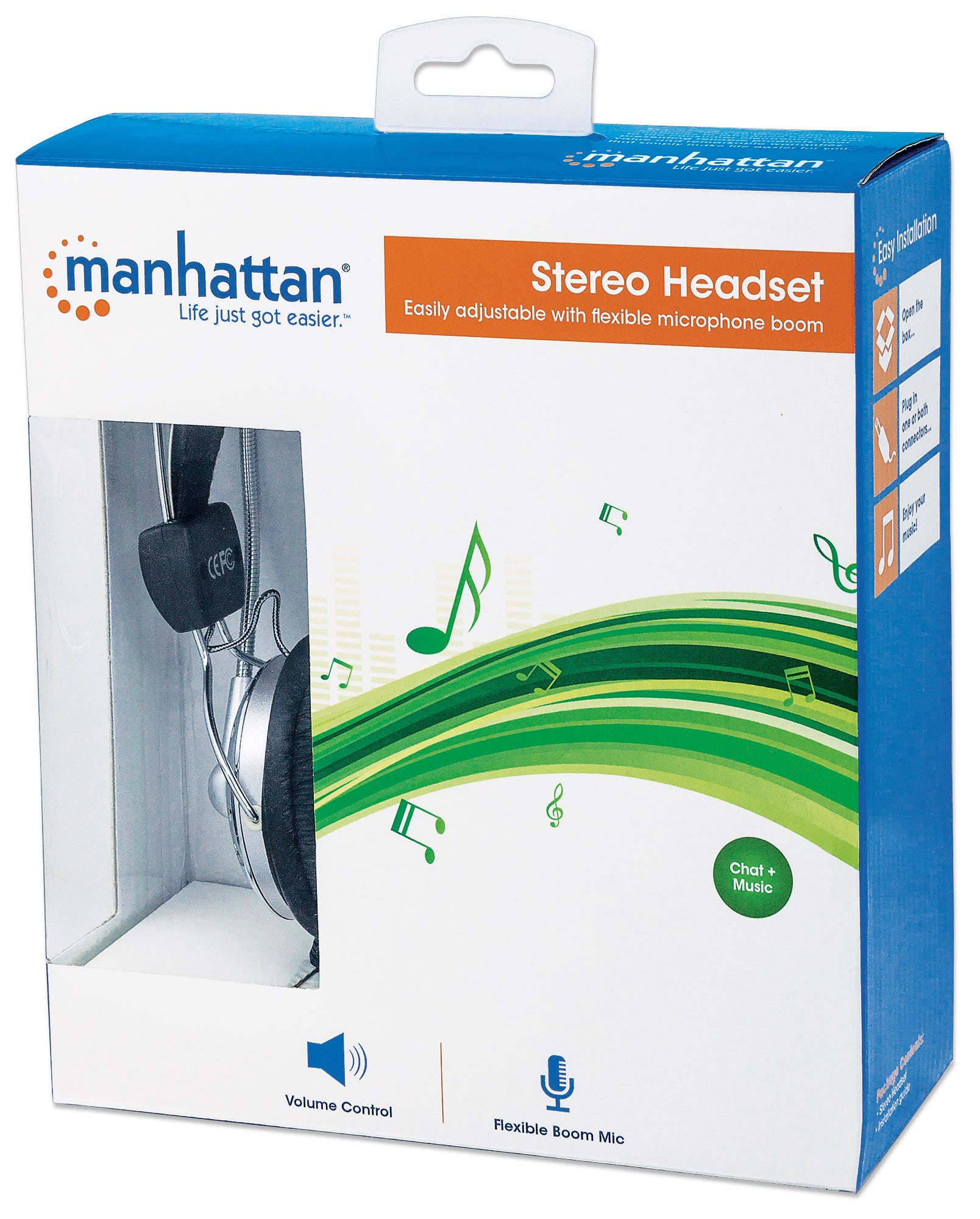 Manhattan Stereo Headset 175517 - Image 3