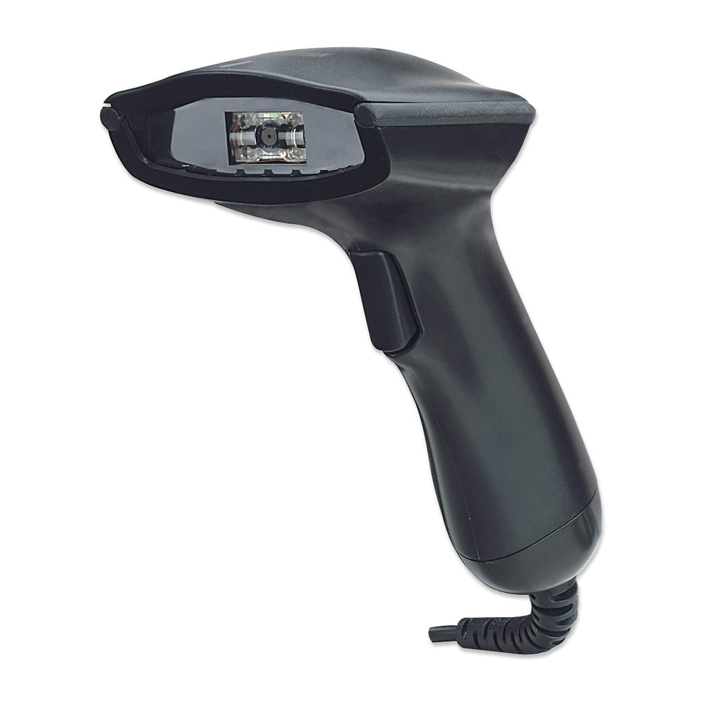Manhattan 1.5m 2D Handheld Barcode Scanner USB 430mm Scan Depth 177603