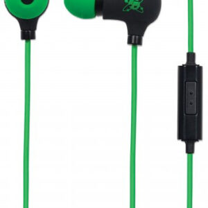 Manhattan Nova Headset In-ear Black and Green 178860