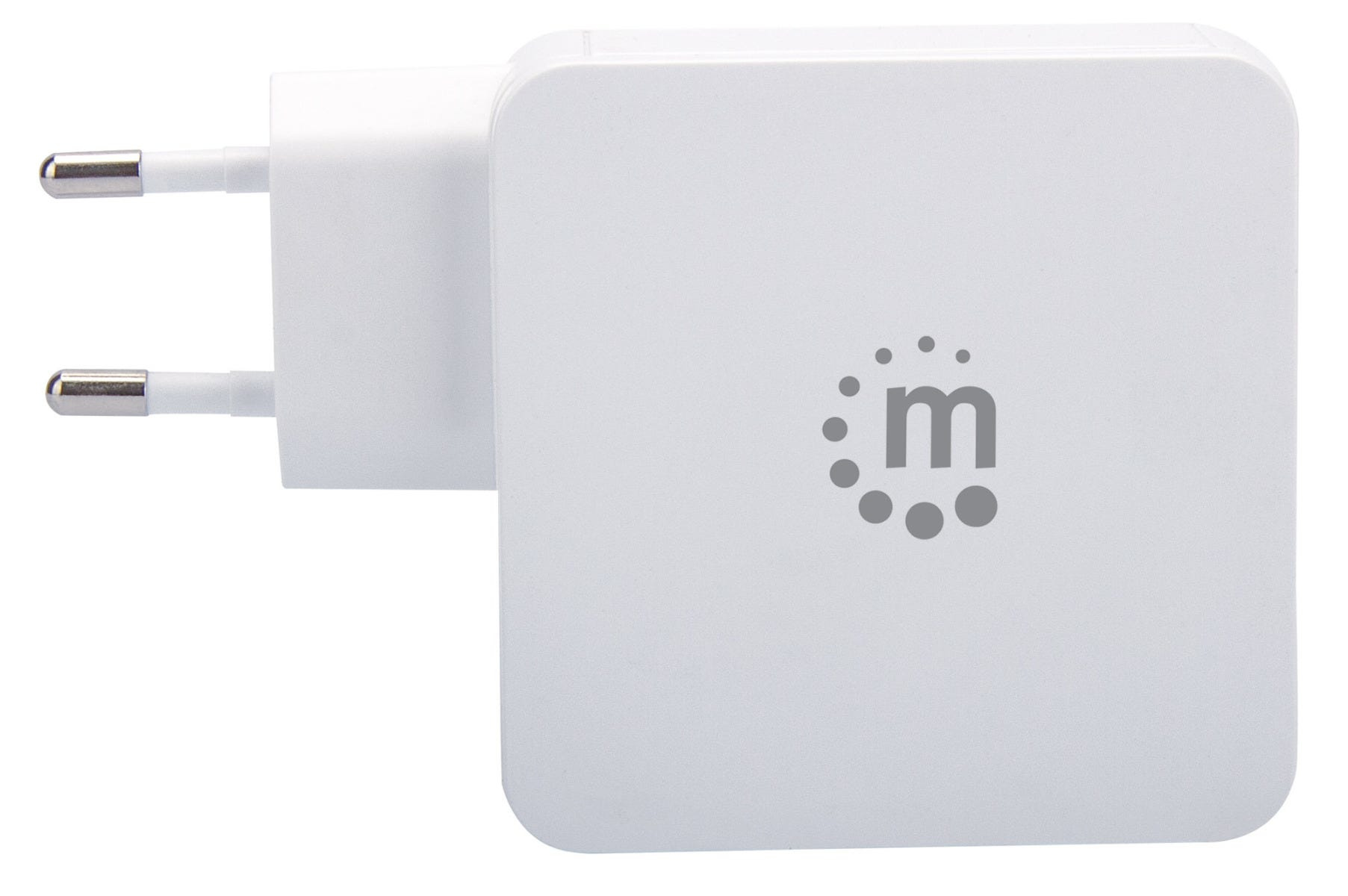 Manhattan Wall/Power Charger Euro 2-pin USB-C and USB-A Ports USB-C OUTPut: 60W / 3A 180221 - Image 4