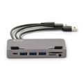 LMP Attach Dock Pro 10-in-1 Type-C Docking Station for iMac Grey 18633