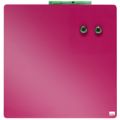 Nobo Mini Magnetic Whiteboard Coloured Tile 360mmx360mm - Pink