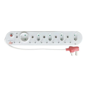 Acconet 19C 10-Way Multiplug with 5x 16A SA and 4x 5A 2 Pin + 1 Round Socket