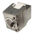 Globalsix CAT6A FTP Keystone Jack Silver 1PG6JAC6AFTPSR