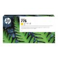 HP 776 DesignJet Chromatic Yellow High Yield Ink Cartridge Original 1XB08A Single-pack