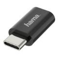 Hama Type-C to Micro-USB Socket OTG Adapter Black 200310