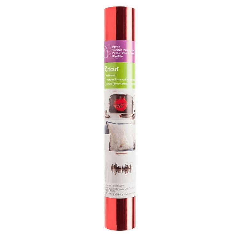 Cricut Foil Iron-On 30x60cm Red 2007649