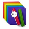 Cricut Permanent Vinyl 30.5x30.5cm 20-sheet Bright Rainbow Sampler 2009650