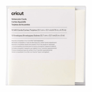 Cricut S40 12-pack Watercolour Cards White 2009986