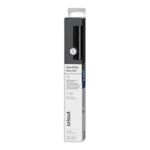 Cricut SportFlex Iron-On Vinyl 30x60cm 1-sheet Black 2011552