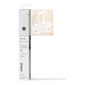 Cricut Flocked Iron-On Vinyl 30.5x48.3cm 1-sheet White 2011789