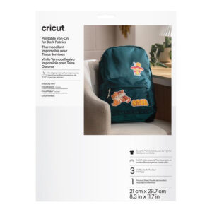 Cricut Printable Iron-On Vinyl for Dark Fabrics 21x29.7cm 3-sheet 2011838