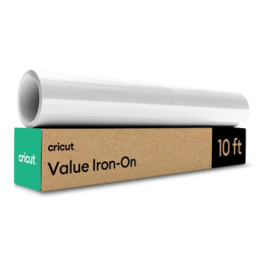 Cricut Value Iron-On Vinyl 30.5cmx3m 1-sheet White 2012091