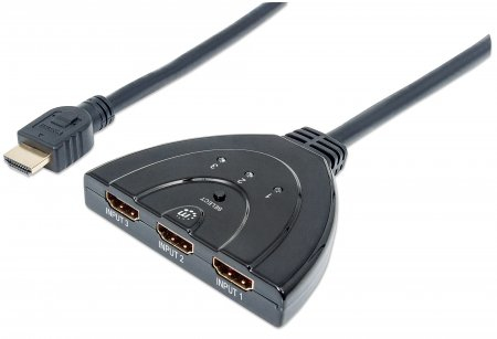 Manhattan 1080P 3-port HDMI Switch 207423