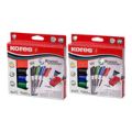 Kores K-Marker Whiteboard Marker with Bullet Tip 6-pack 20802
