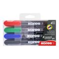 Kores K-Marker XP1 Bullet Tip Permanent Marker 4-pack 20943