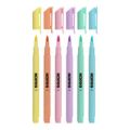 Kores Pastel Style Brush Tip Markers 6-pack 21462