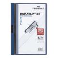 Durable DURACLIP A4 30-sheet Clip File Folder 25-pack Dark Blue 220007